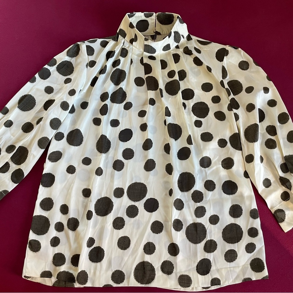 Brand new silk blouse custom tailored in Bangkok